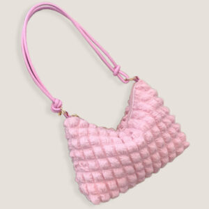 New soft square underarm bag simple solid color handbag
