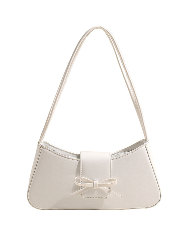 Bowknot underarm shoulder bag small square handbag - Image 14