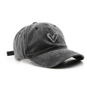 Fashion retro washed distressed love cap sun hat baseball cap