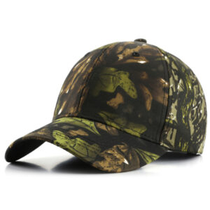 Baseball cap leaf bionic camouflage cap outdoor field training camouflage mountaineering cap fishing sunshade cap