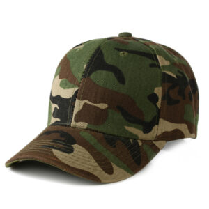Camouflage curved brim/flat brim baseball cap