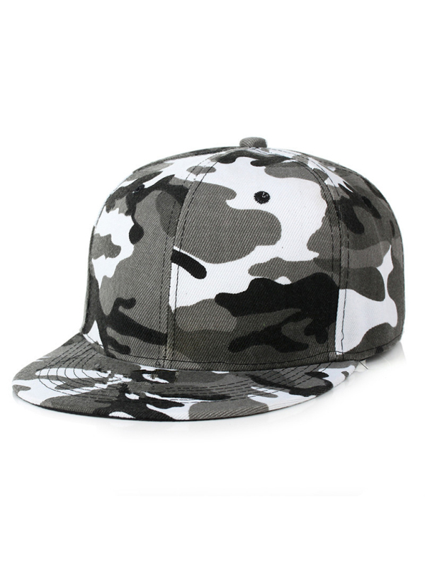 Camouflage curved brim/flat brim baseball cap - Image 4