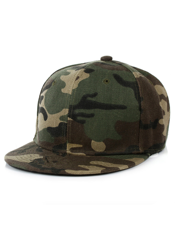 Camouflage curved brim/flat brim baseball cap - Image 3