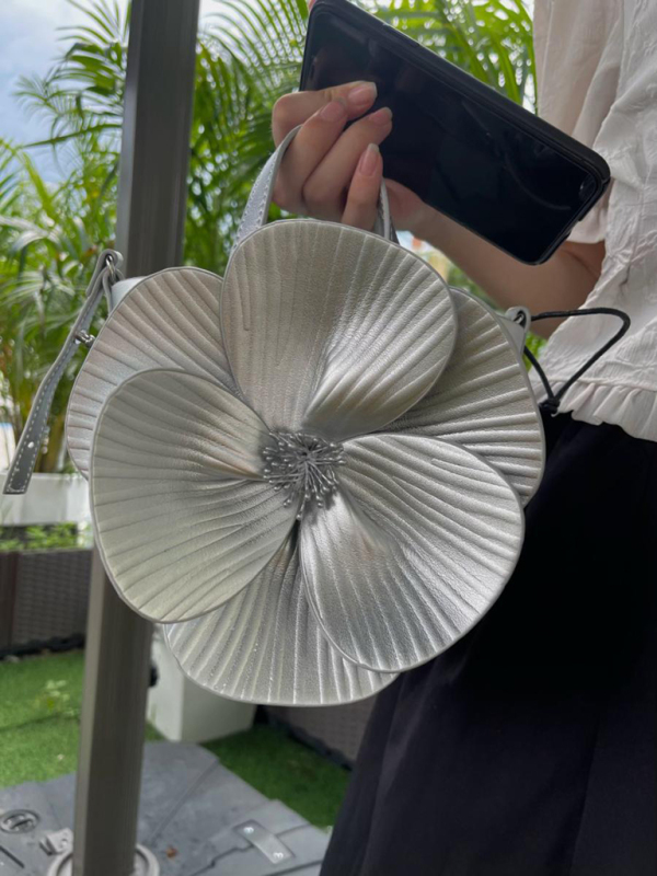 Creative flower handbag shoulder crossbody chain bag - Image 12