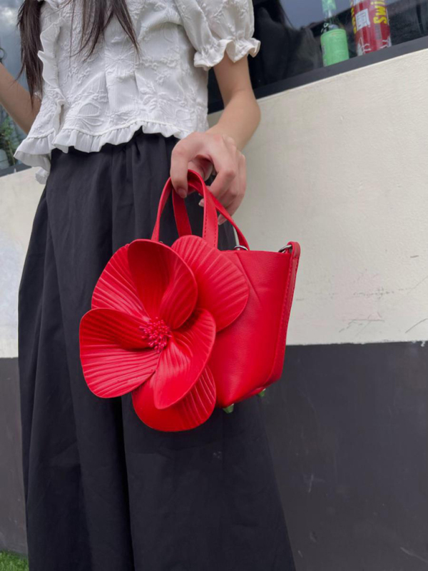 Creative flower handbag shoulder crossbody chain bag - Image 15