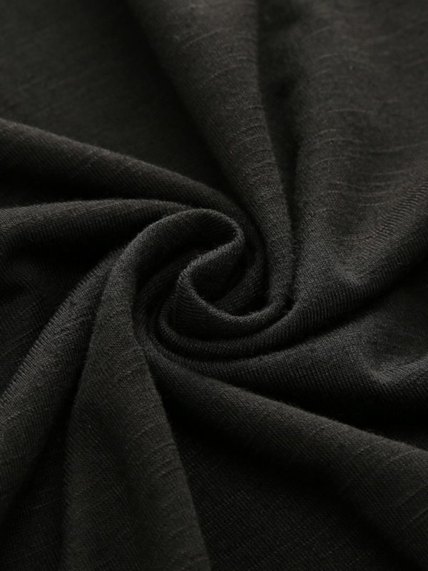 Short-sleeved T-shirt bamboo cotton solid color round neck T-shirt men's bottoming shirt - Image 16