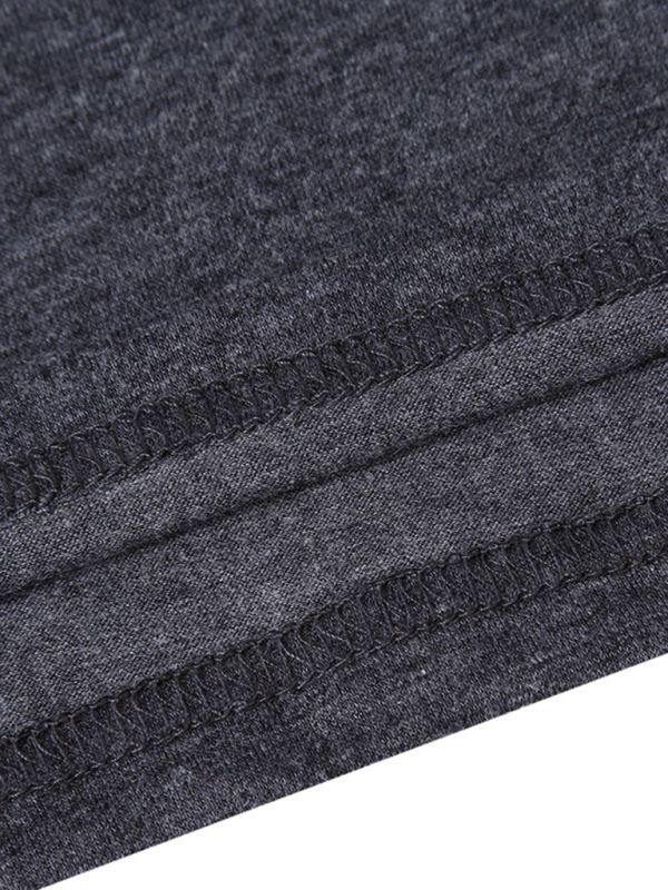 Men's long-sleeved solid color turtleneck bottoming T-shirt top - Image 4