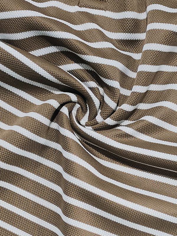 Long Sleeve Henley Shirt Casual Horizontal Striped Henley T-Shirt - Image 8