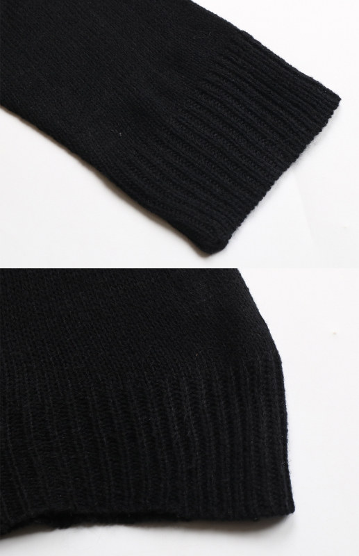 Chevron Knit Loose Shoulder Sweater - Image 3