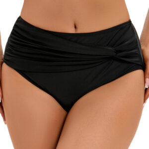 women's conservative swim trunks pleated swimming trunks