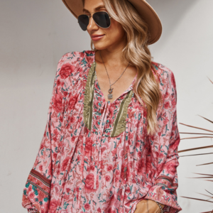 Bohemian Paisley Women's Blouse