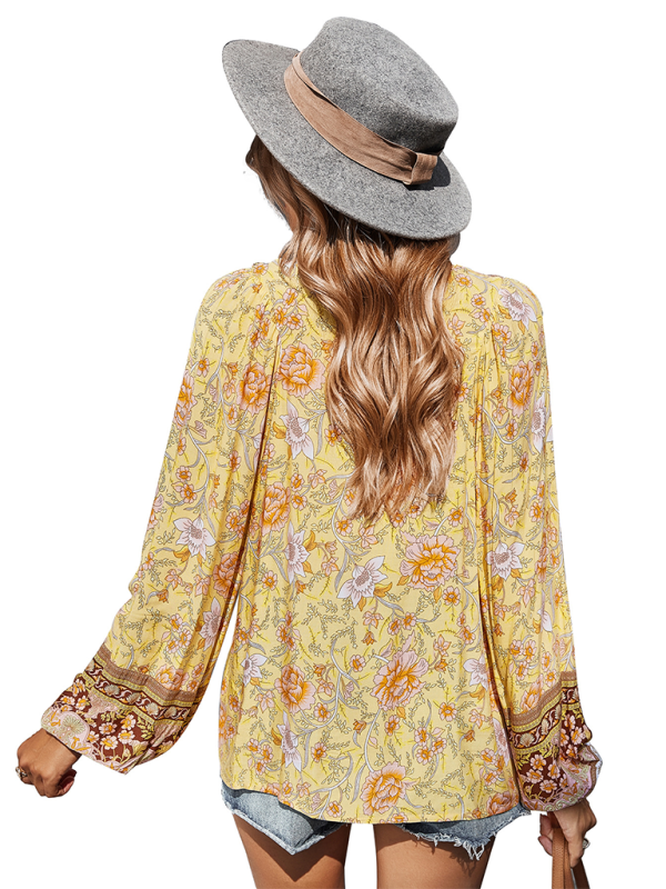 Bohemian Paisley Women's Blouse - Image 10