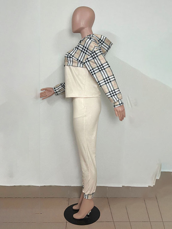 Printed long-sleeved trousers set High-quality sweater set - Image 10