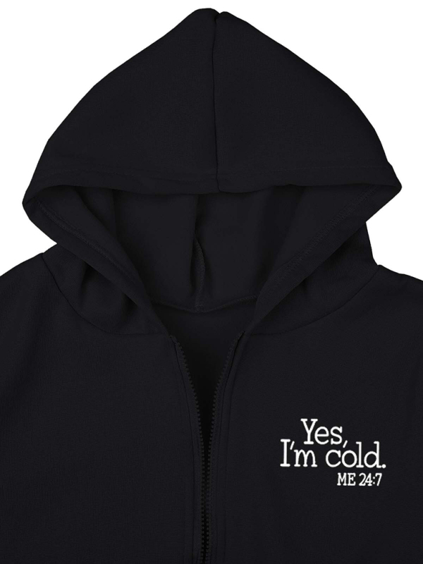 **Women's Fashion Casual Slogan Tracksuit Set** - Image 3