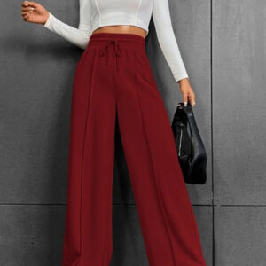 New straight leg loose sweatpants wide leg pants outdoor dance casual trousers