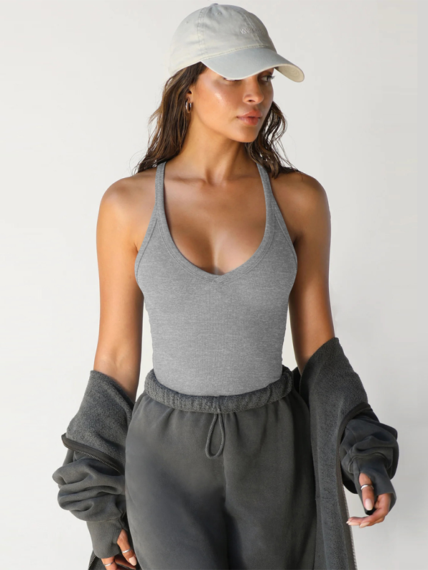 New knitted vest for women sexy slim fit inner top - Image 2