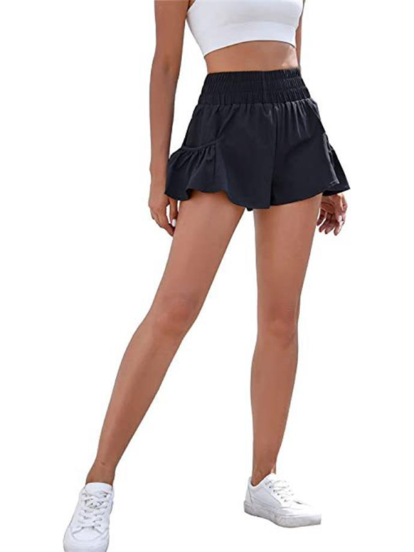 Women's Fitness Running Quick Dry High Waist Shorts with Pockets - Image 16