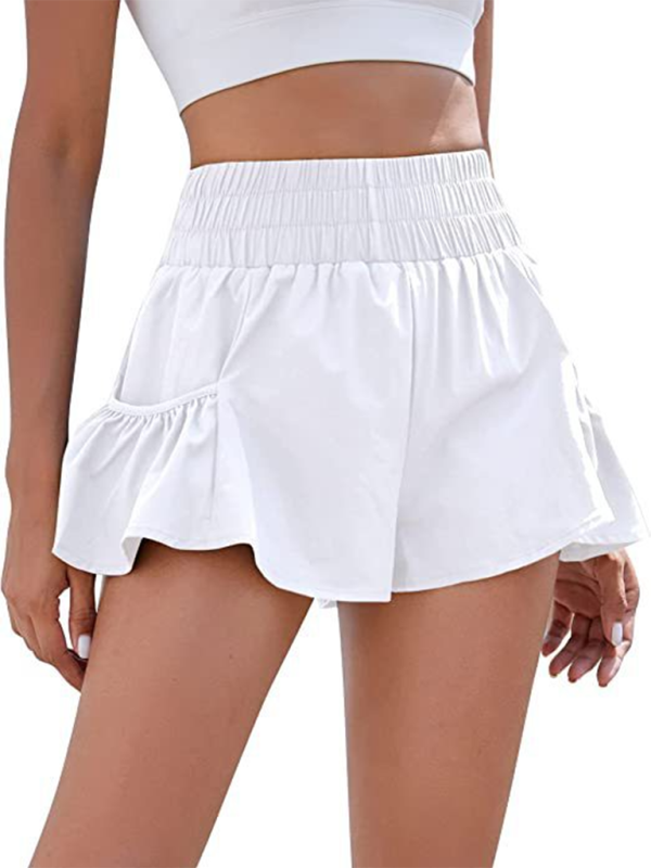 Women's Fitness Running Quick Dry High Waist Shorts with Pockets - Image 13