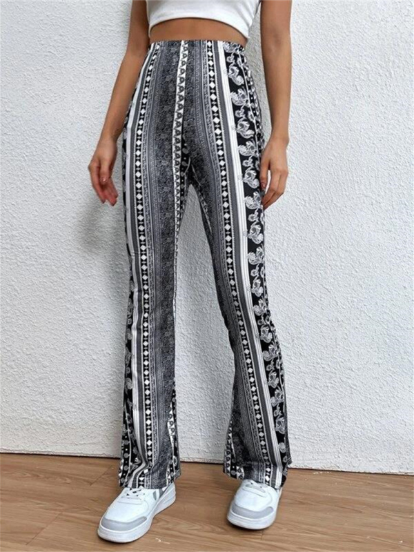 Boho Printed Skinny Micro Slim Sexy Casual Pants - Image 15