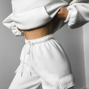 Ladies new fashion sports casual sweater set