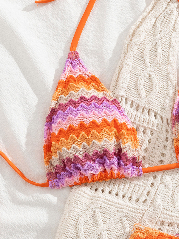 Sexy halter neck backless beach bikini - Image 3