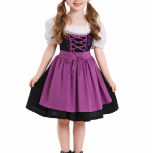 Halloween costumes cute children's beer festival skirts multi-color campus activities girls costumes