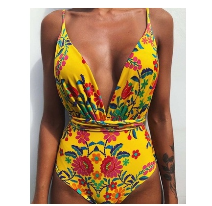 One Piece Swimsuit Backless Monokini Swimwear Women - Image 5