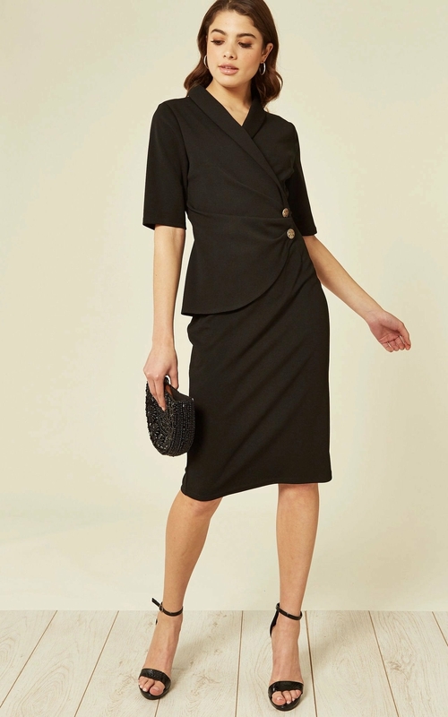 Diane Wrap Blazer Dress - Image 4
