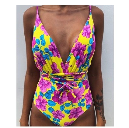 One Piece Swimsuit Backless Monokini Swimwear Women - Image 3