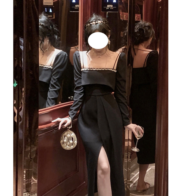 Long Dress Annual Party Party Dress - Image 7