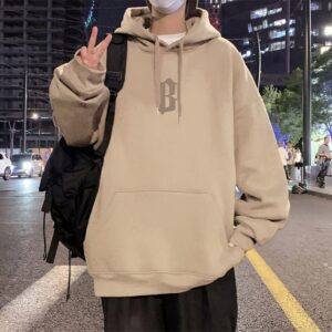 Loose-fit Hoodie Hong Kong-style High-street Fashion Brand Jacket