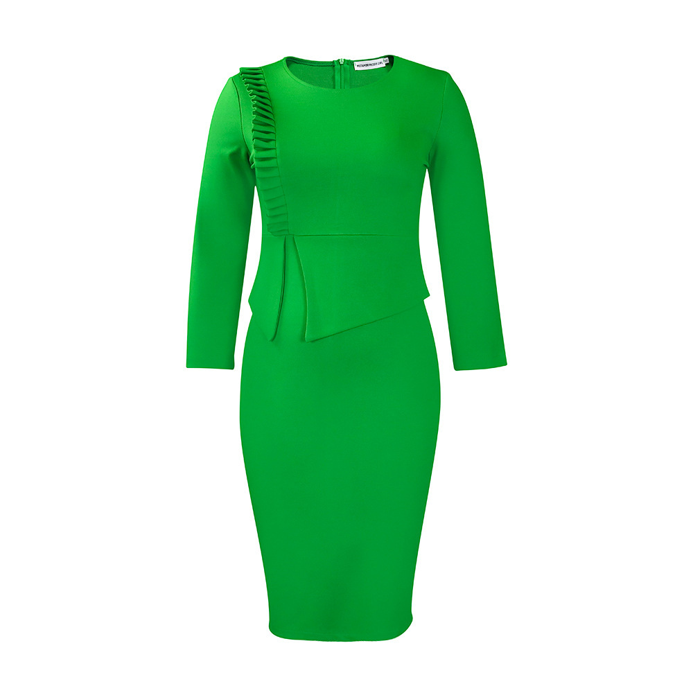 Women's Elegant Office Dress - Image 4