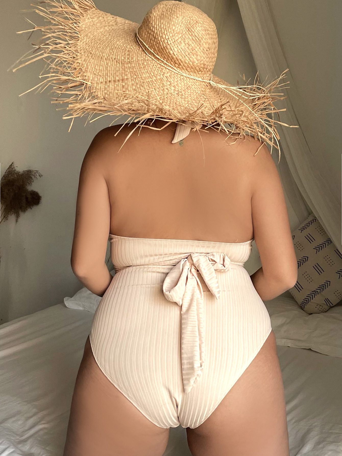 Women's Fashion Plus Size One Piece Swimwear - Image 4