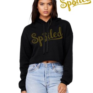 Spoiled Crop Top Hoodie