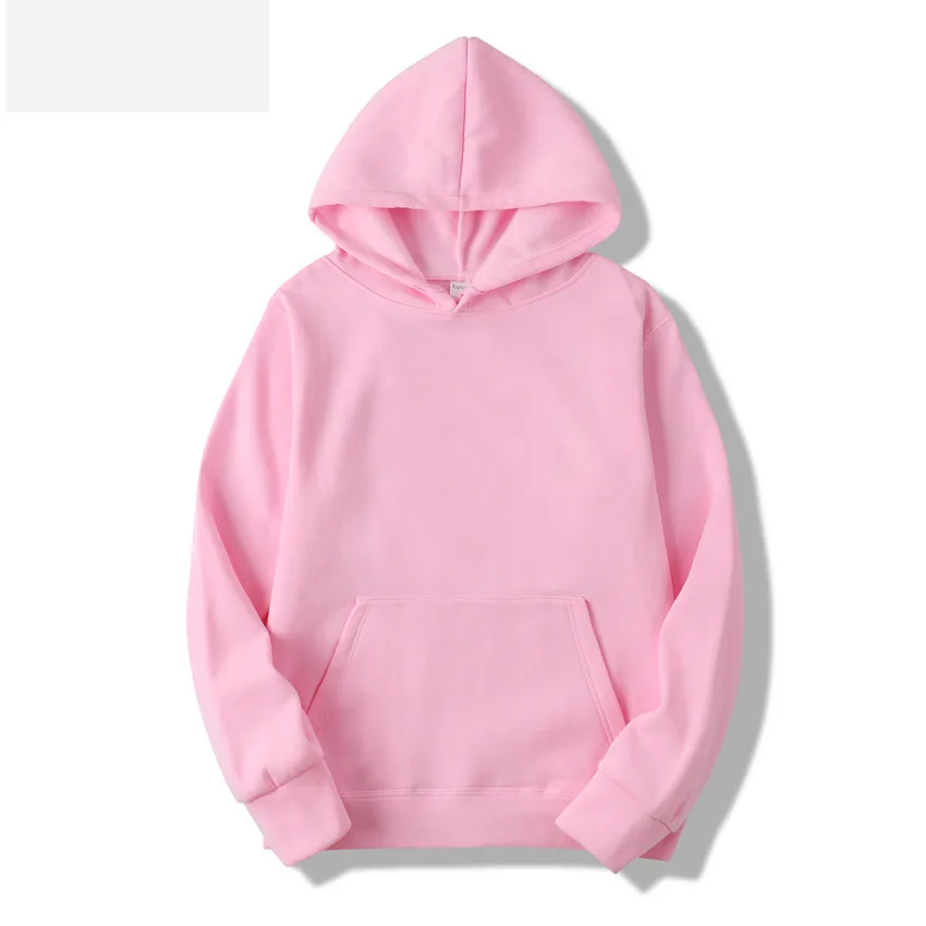 Hoodies Sweatshirts Men Woman Fashion Solid color Red Black Gray Pink Autumn Winter fleece Hip Hop Hoody Male Brand Casual Tops - Image 18