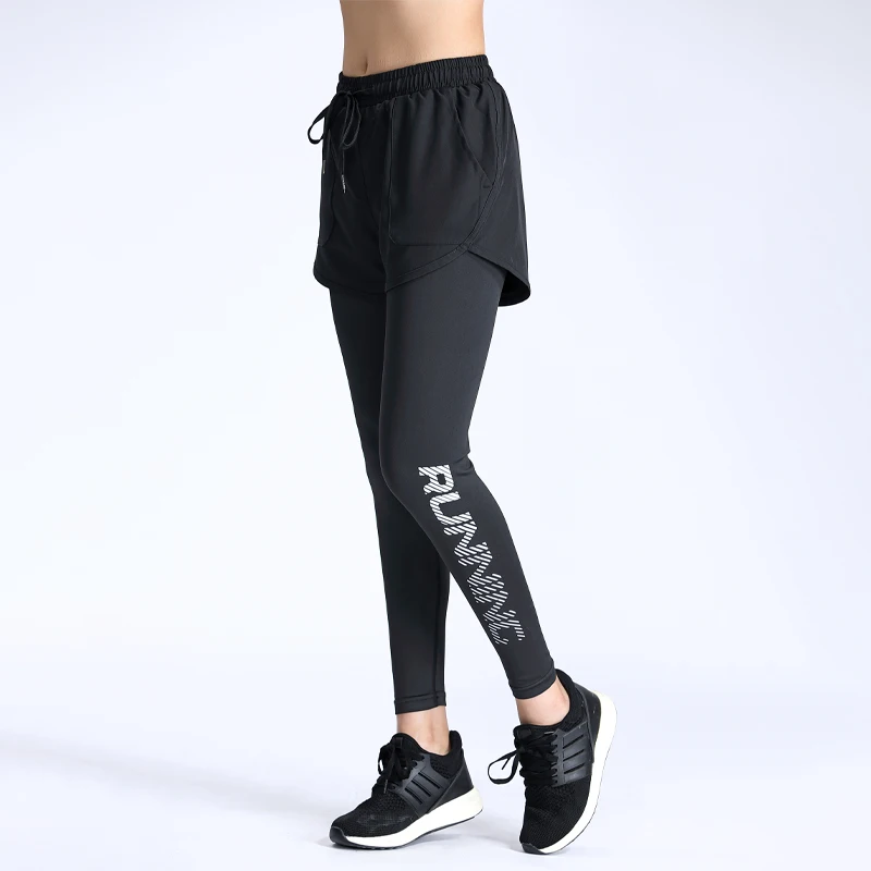 Women Running Trousers 2 In 1 Yoga Sports Fitness Leggings Quick Dry Jogger Training Sportpants High Waist Female Gym Pants - Image 7
