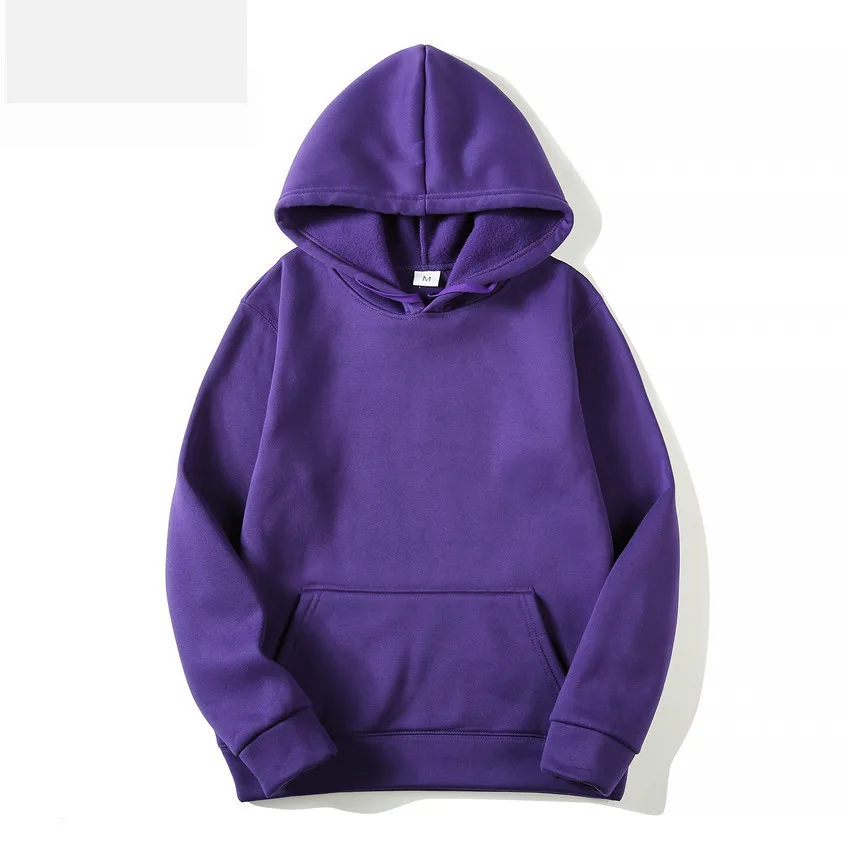 Hoodies Sweatshirts Men Woman Fashion Solid color Red Black Gray Pink Autumn Winter fleece Hip Hop Hoody Male Brand Casual Tops - Image 13