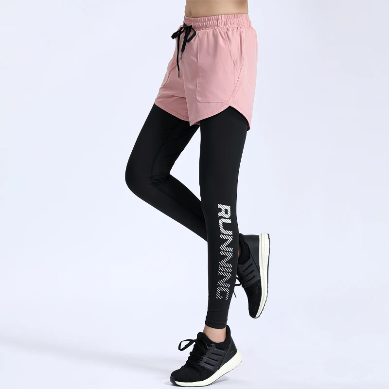 Women Running Trousers 2 In 1 Yoga Sports Fitness Leggings Quick Dry Jogger Training Sportpants High Waist Female Gym Pants - Image 8