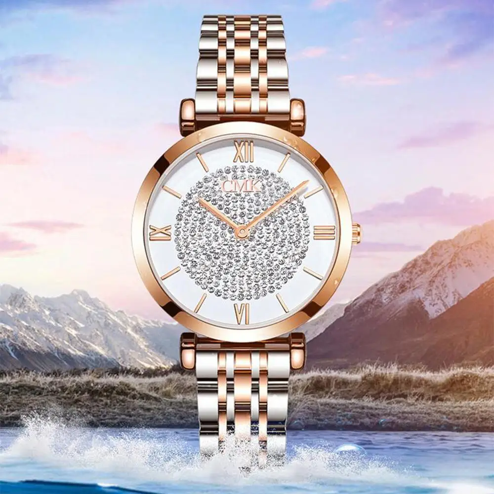 Luxury Women Watches Simple Elegant Ladies Watch Zegarek Damski Stainless Steel Metal Women's Wrsiwtwatch Relogio Feminino Saati - Image 4