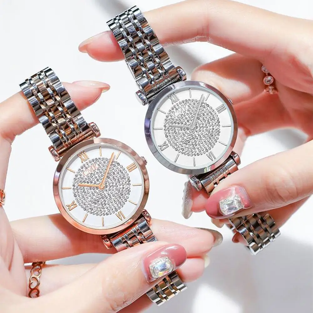 Luxury Women Watches Simple Elegant Ladies Watch Zegarek Damski Stainless Steel Metal Women's Wrsiwtwatch Relogio Feminino Saati - Image 6