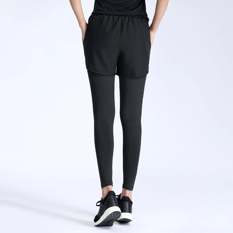 Women Running Trousers 2 In 1 Yoga Sports Fitness Leggings Quick Dry Jogger Training Sportpants High Waist Female Gym Pants - Image 3
