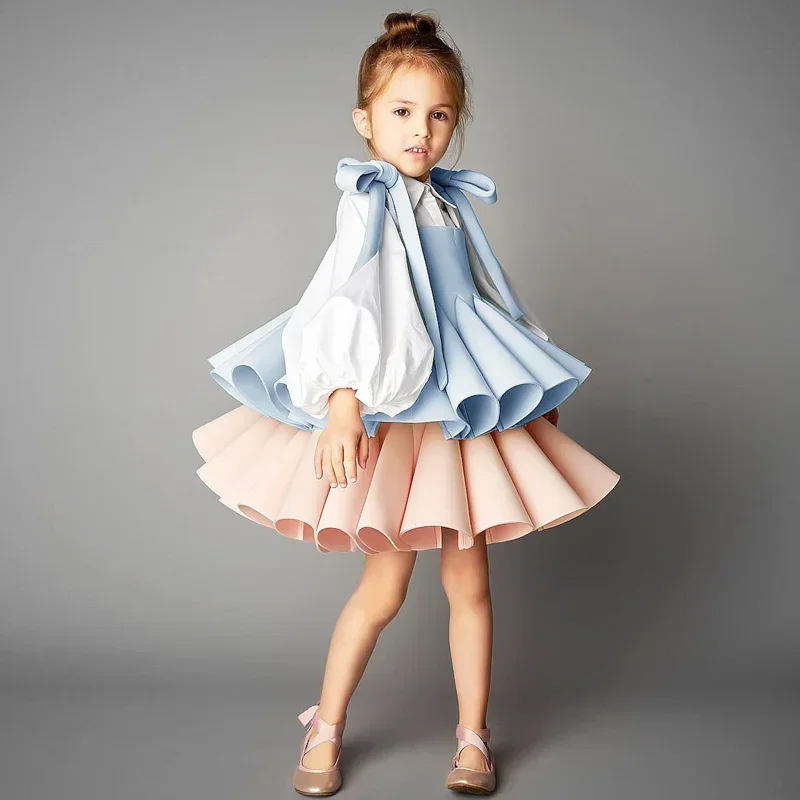 Party Dress for Kids Girl Flowe Baby Set Wedding Clothes Vestido Formal Ball own Robe Children Birthday Evening Bridesmade Prom - Image 13