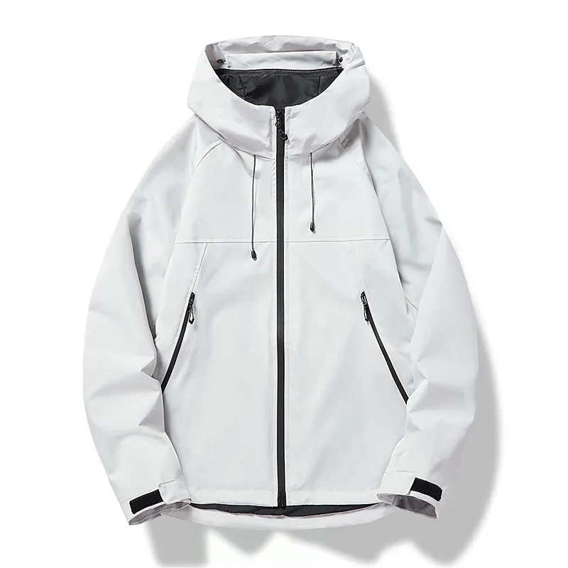Men Jackets Hooded Sports Outdoor Jacket Man Waterproof Breathable Couple Sportswear Unisex Hiking Coats Outwear Men's Clothing - Image 5