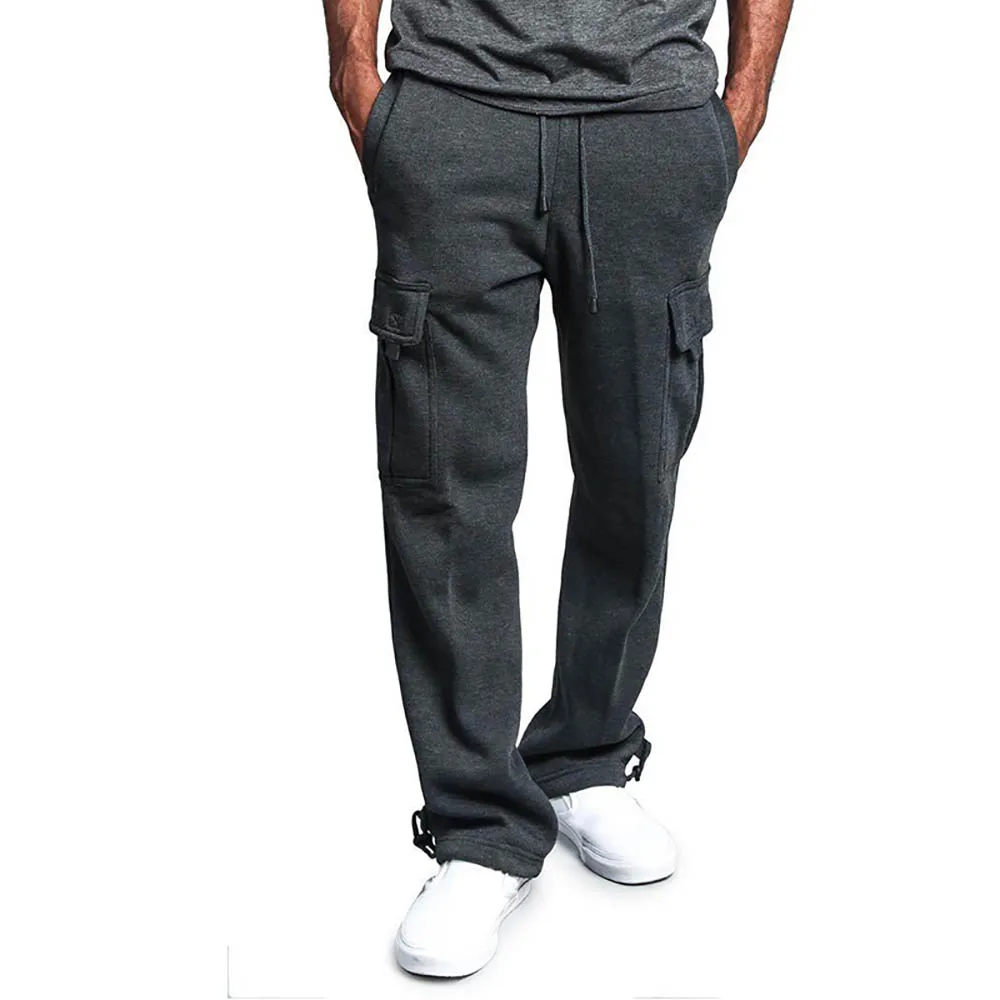 Men's Cargo Pants Track Pants Street Bottoms Fitness Gym Workout Running Training Exercise Breathable Soft Male Sweatpant - Image 3