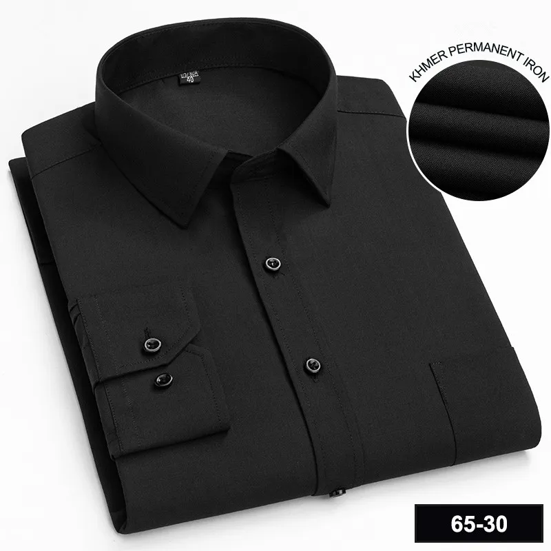 Men's Long Sleeve Shirt High-quality Fashion Casual Print Plaid Stripe Single Pocket Fit Business Formal Office Four Season Top - Image 28