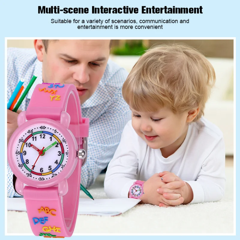 Kids Watches 3D Cute Cartoon Waterproof Silicone Children Toddler Wrist Watch for 3-10 Year Girls Boys Little Child Clock Gifts - Image 2