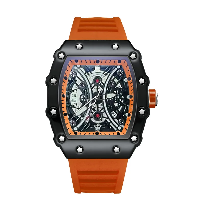 Men's Watch Light Luxury Brand Wine Barrel dial Fashionable Night Glow Sports Watch Calendar Clock Reloj L146 - Image 12