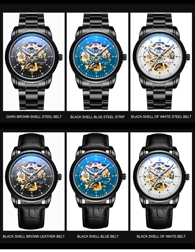 Man Watch Original Design Watch Machinery Men 's Watches Luxury Hollowing Watches For Men Waterproof Automatic Watch Mens Gifts - Image 17