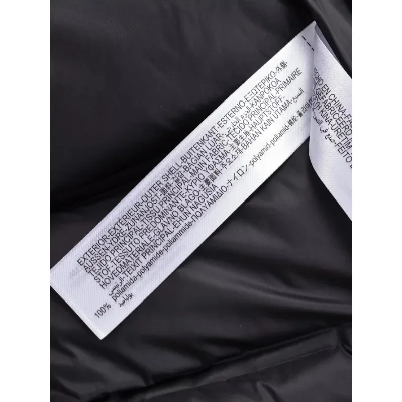 Winter Jackets For Women 2025 Black Spliced Long Sleeve Winter Women's Cold Coat Luxury Parkas Female New In Outerwear - Image 5