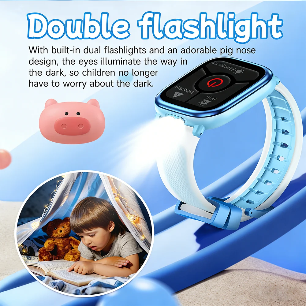 2026 New Smart Watch For Children HD Touch Screen Camera 26 Games Learn vocabulary Alarm Clock Calculator Birthday Gift Boy Girl - Image 6